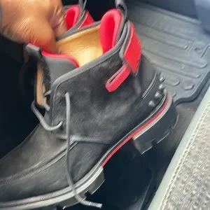 Shoes | Red Bottom Boots Great Condition | Poshmark display picture 1